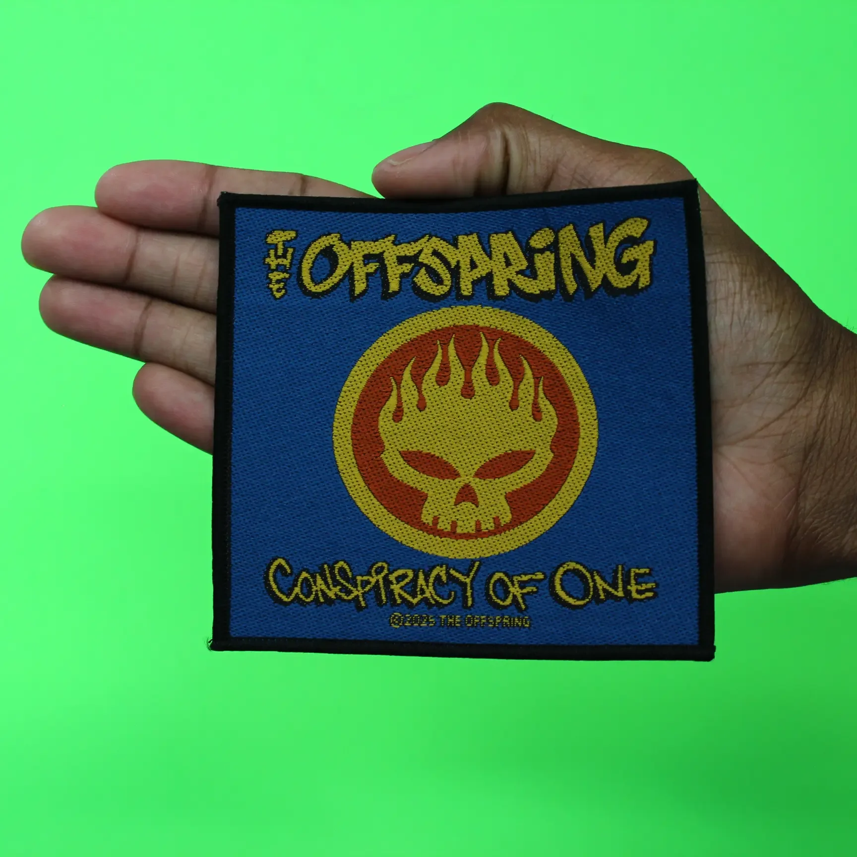 The Offspring Conspiracy Of One Rock Album Patch Classic Rock Band Woven Sew On - Image 2