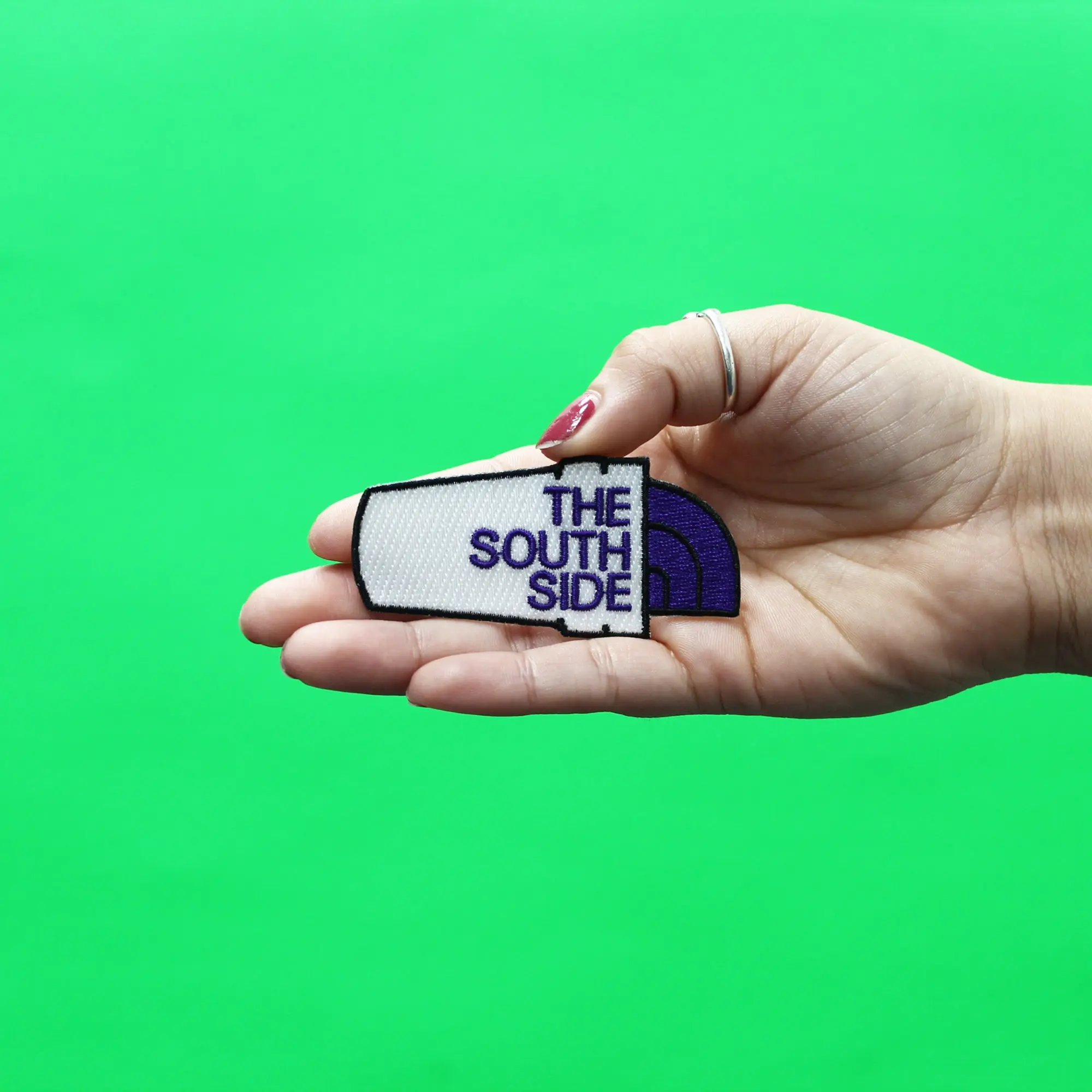 The South Side Patch Double Cup Purple Drank Embroidered Iron On - Image 2