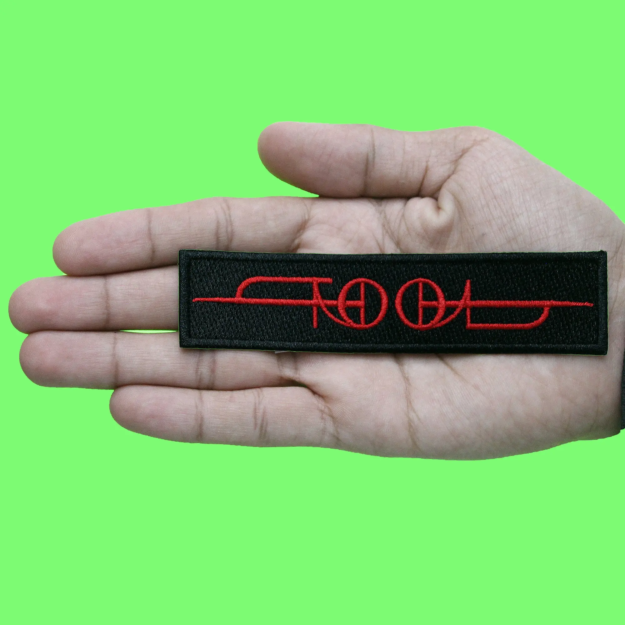 Tool Rock Band Patch Red Fear Inoculum Logo Embroidered Iron On - Image 2