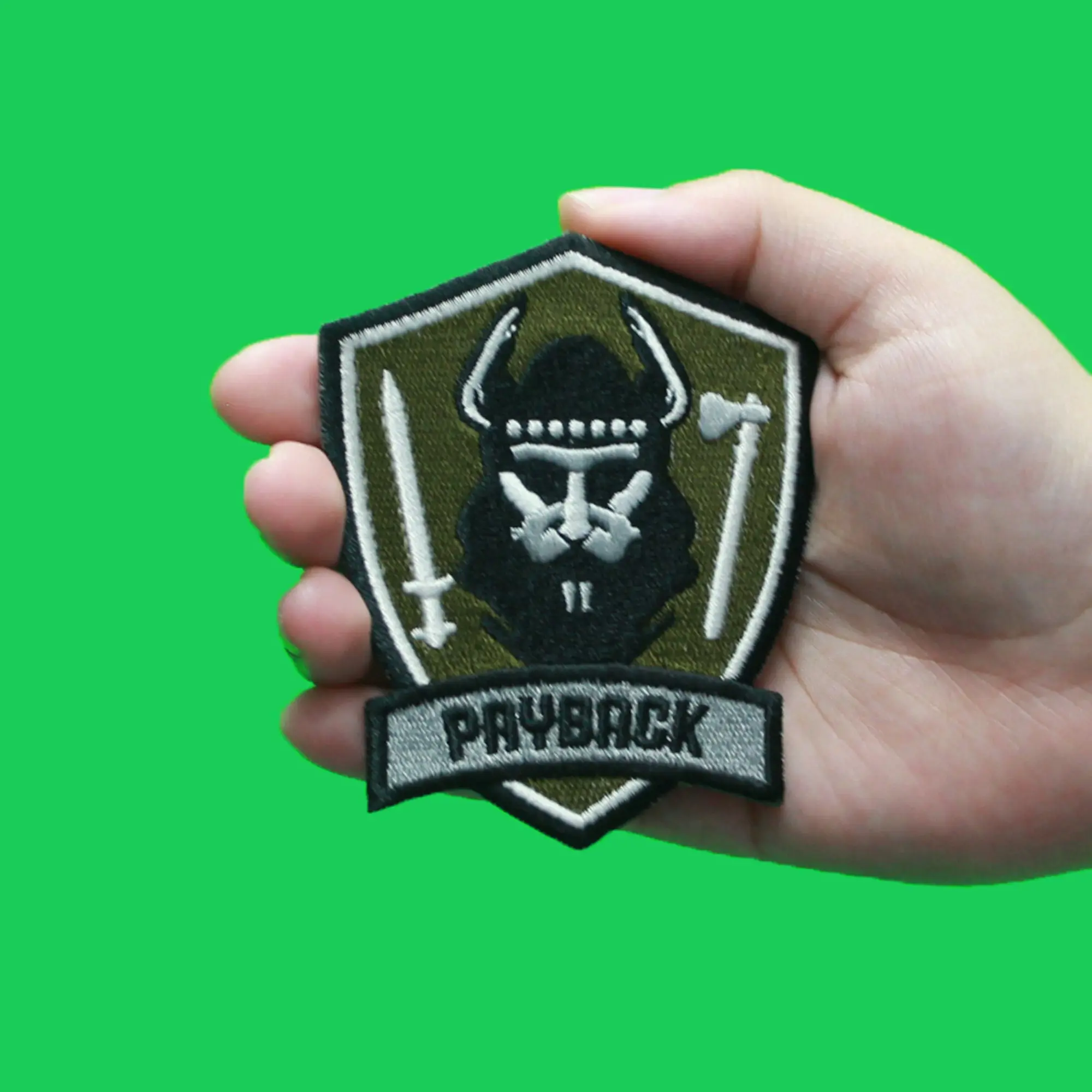 Top Gun Maverick Payback Badge Patch Classic Pilot Viking Embroidered Iron On - Image 2