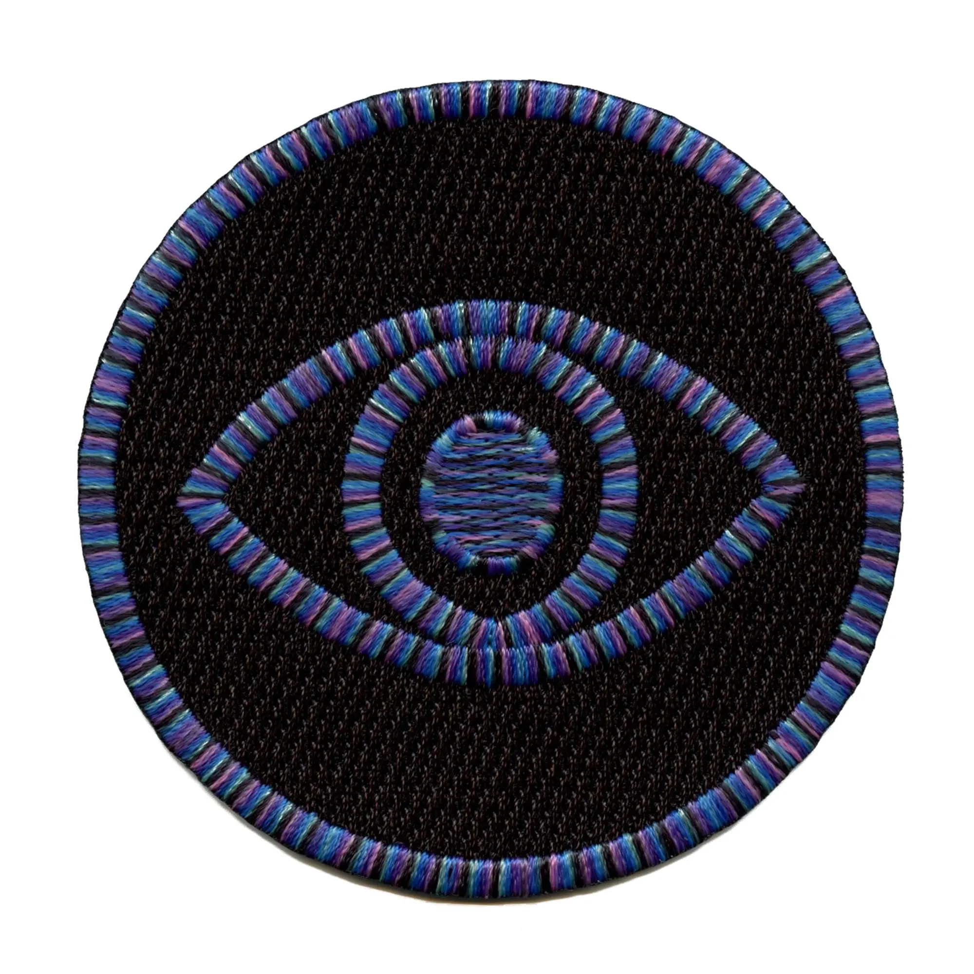 Trippy Mystic Eye Round Patch Magical Enchanted Spellbound Embroidered Iron On