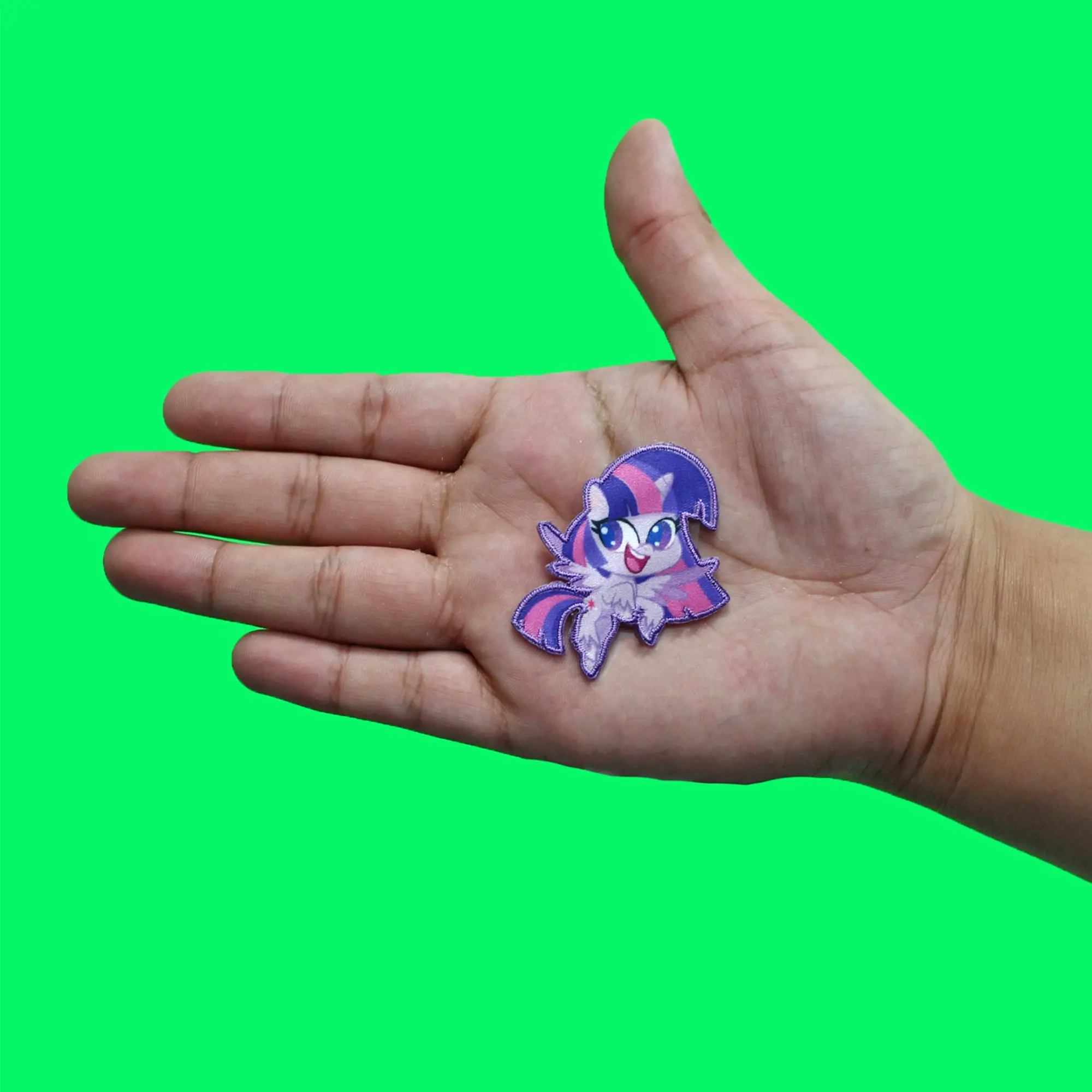 Twilight Sparkle My Little Pony Patch Purple Unicorn Sublimated Embroidery Iron On - Image 2