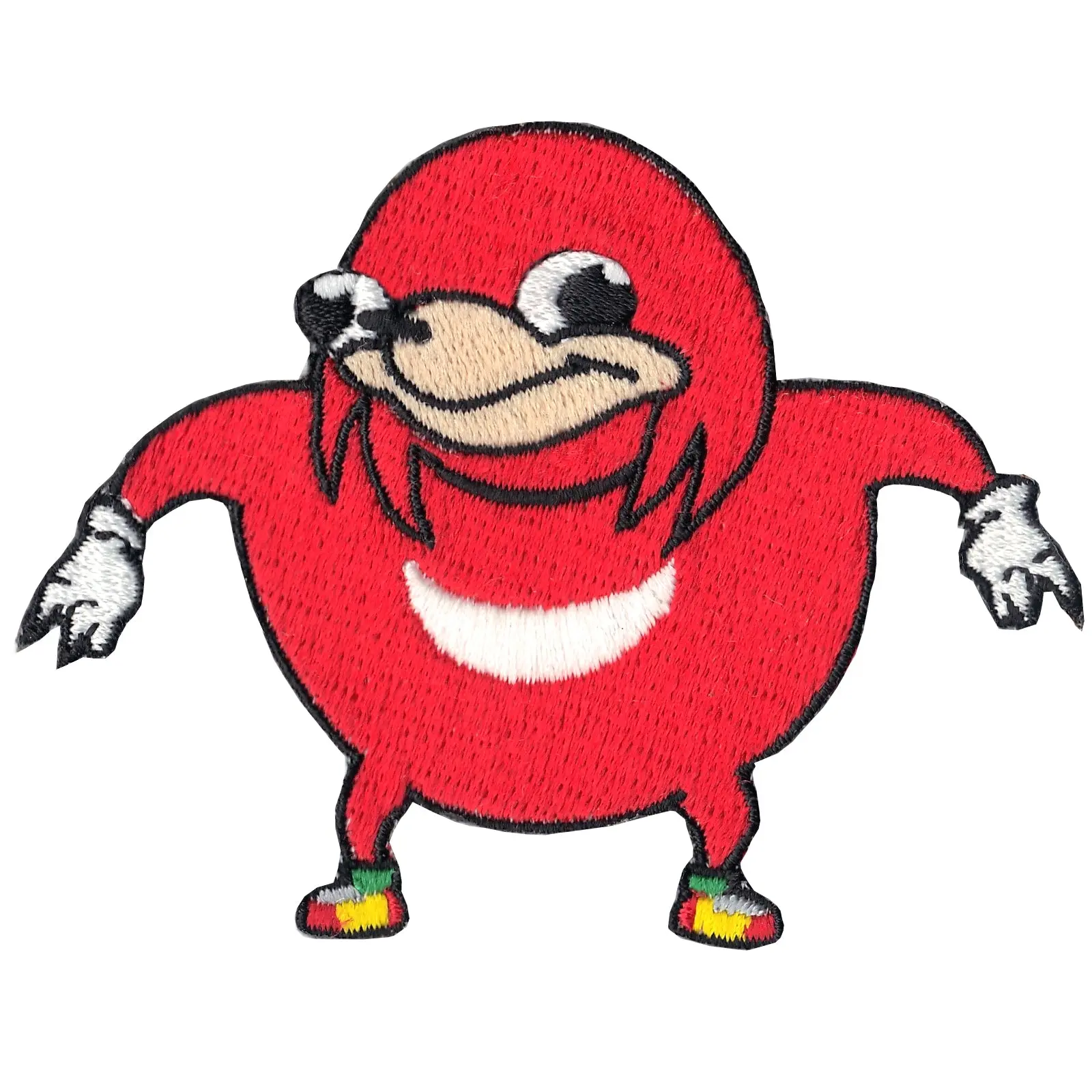 Uganda Knuckles Do You Know The Way? Meme Embroidered Iron on Patch