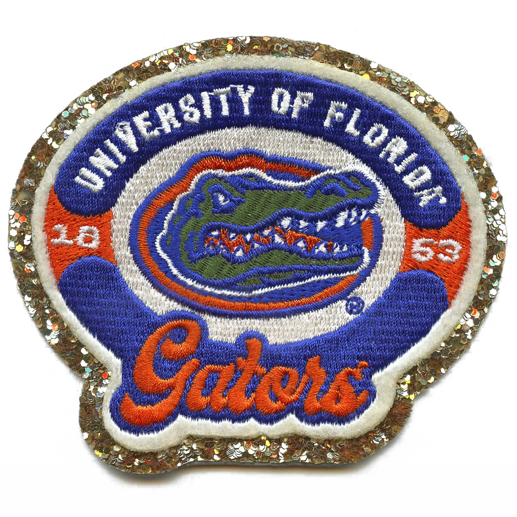 University of Florida Gators Patch Gold EST.1853 Embroidered Logo