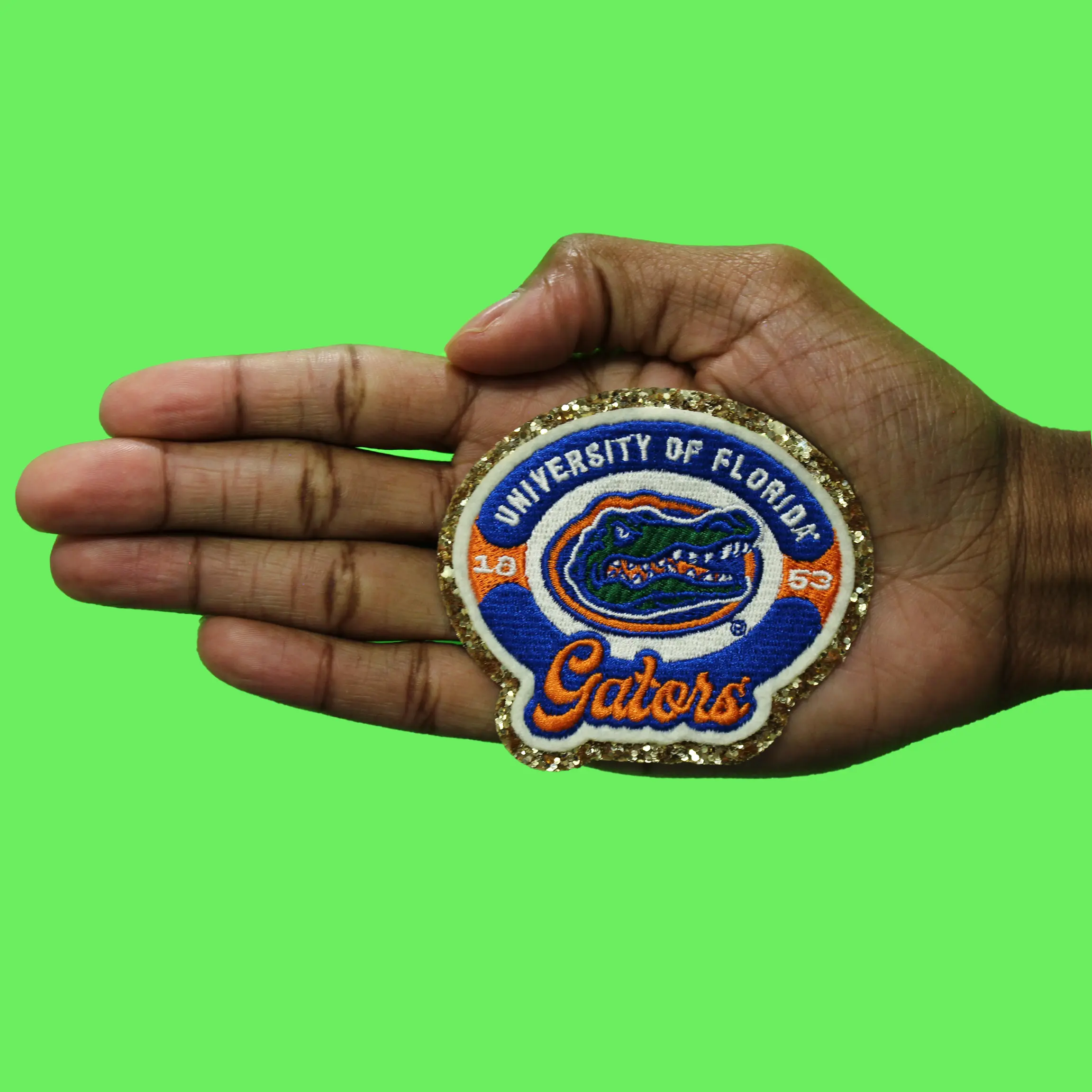 University of Florida Gators Patch Gold EST.1853 Embroidered Logo - Image 2