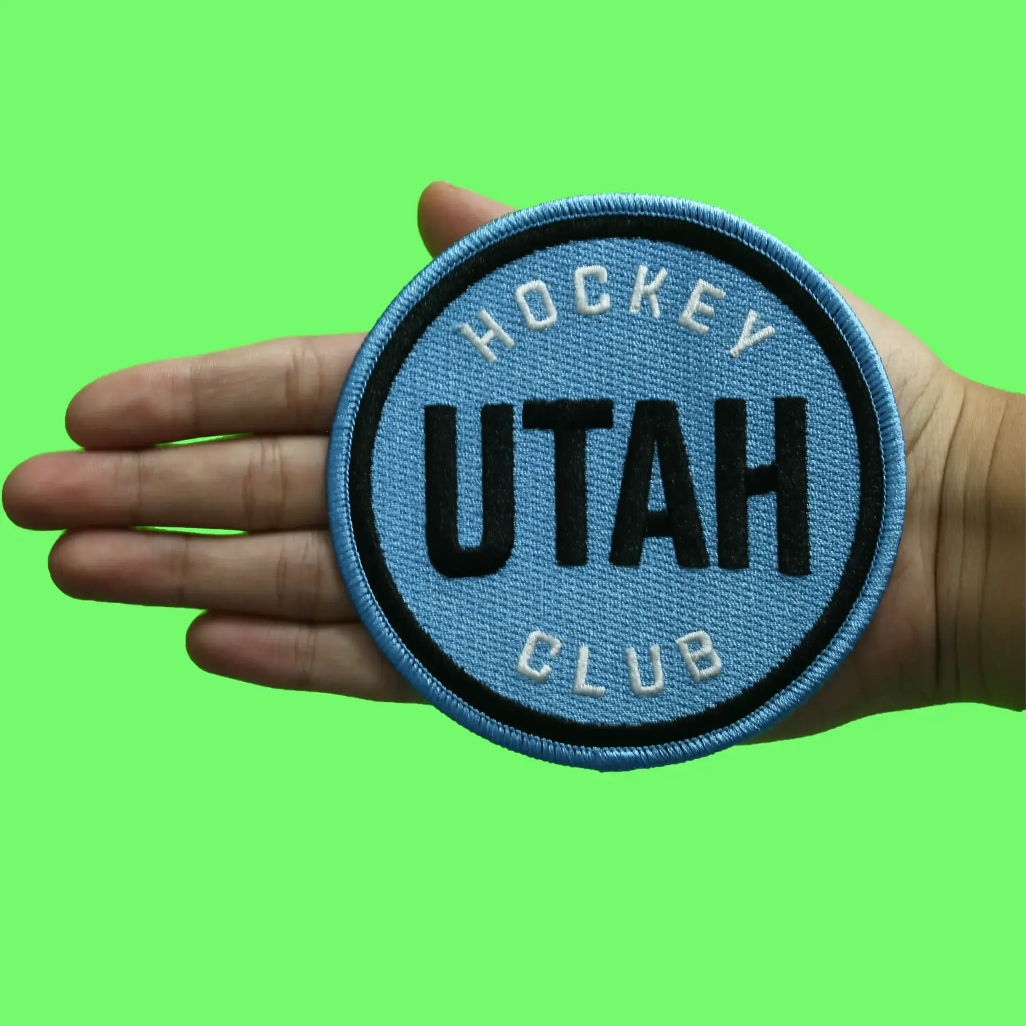 Utah Mammoth Hockey Club Primary Team Logo Jersey Round Shoulder Patch - Image 3