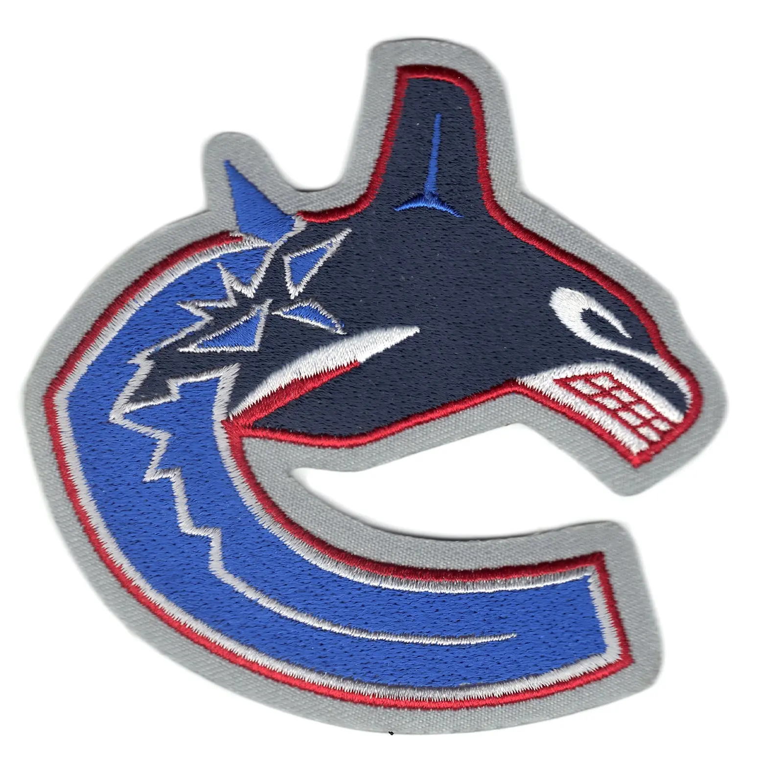 Vancouver Canucks Primary Logo 2006/07 Gray Border Patch