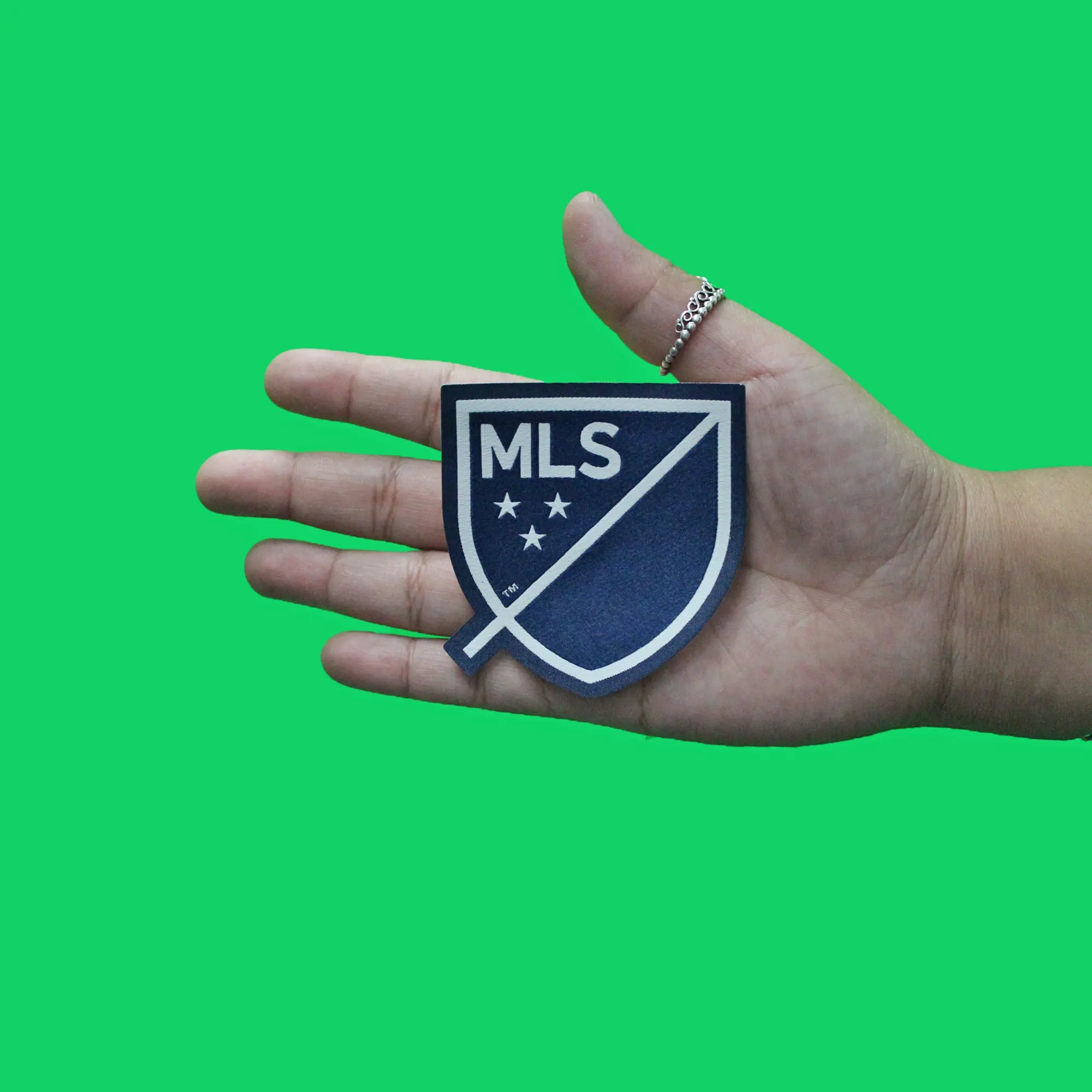 Vancouver Whitecaps Inverted MLS Pro-Weave Sleeve Jersey Patch ( Blue) - Image 2