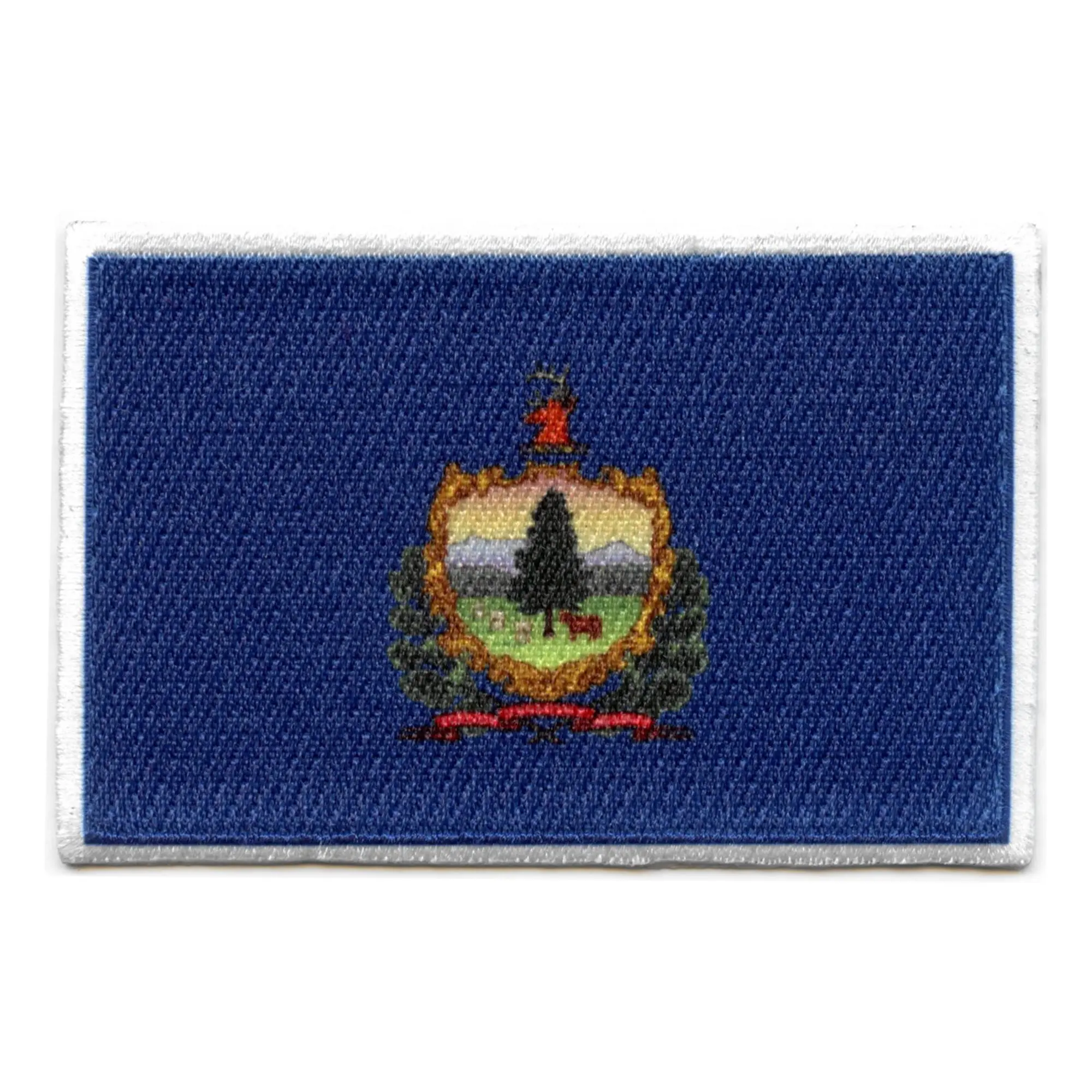 Vermont Patch State Flag Embroidered Iron On