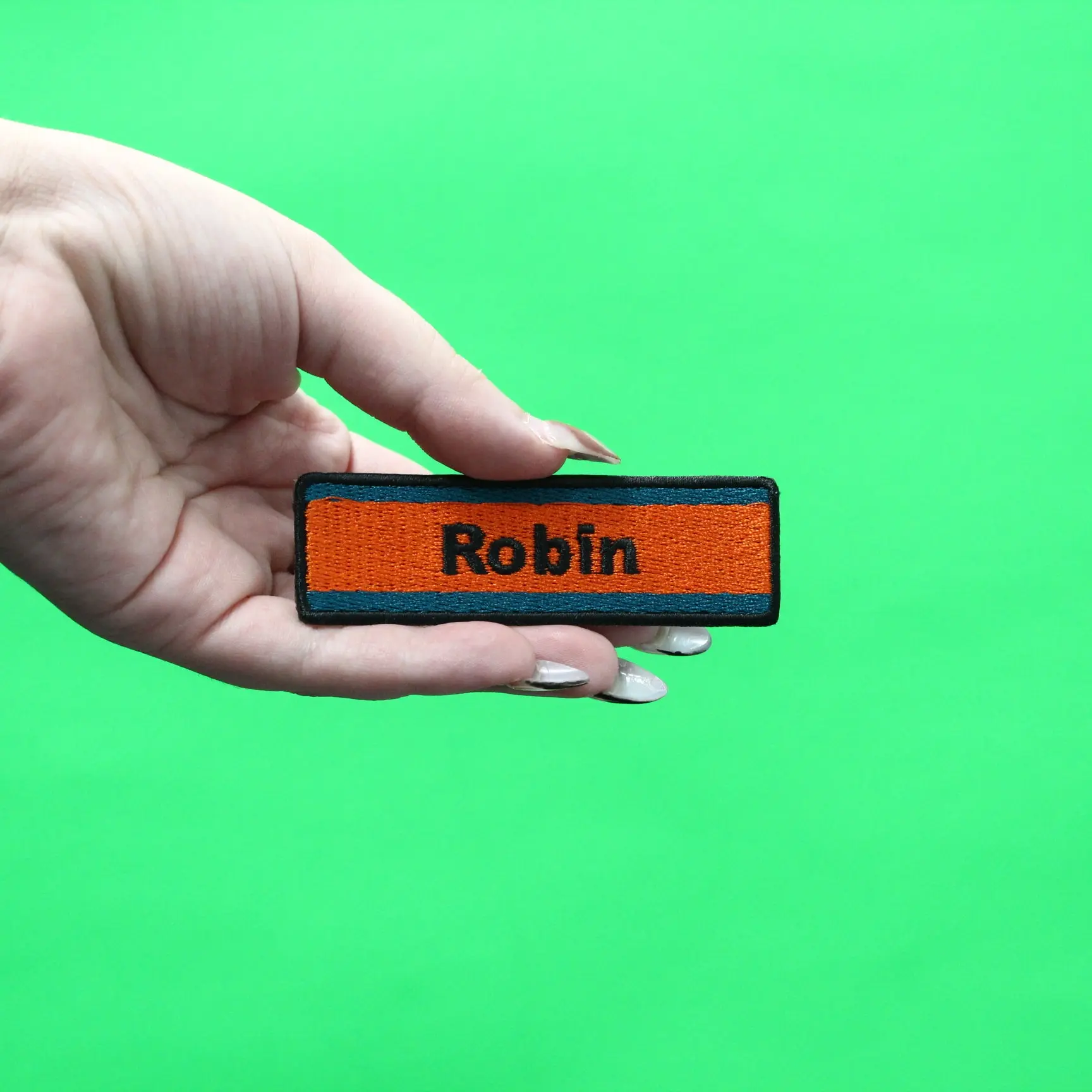 Video Store Robin Nametag Patch Costume Logo Embroidered Iron On - Image 2