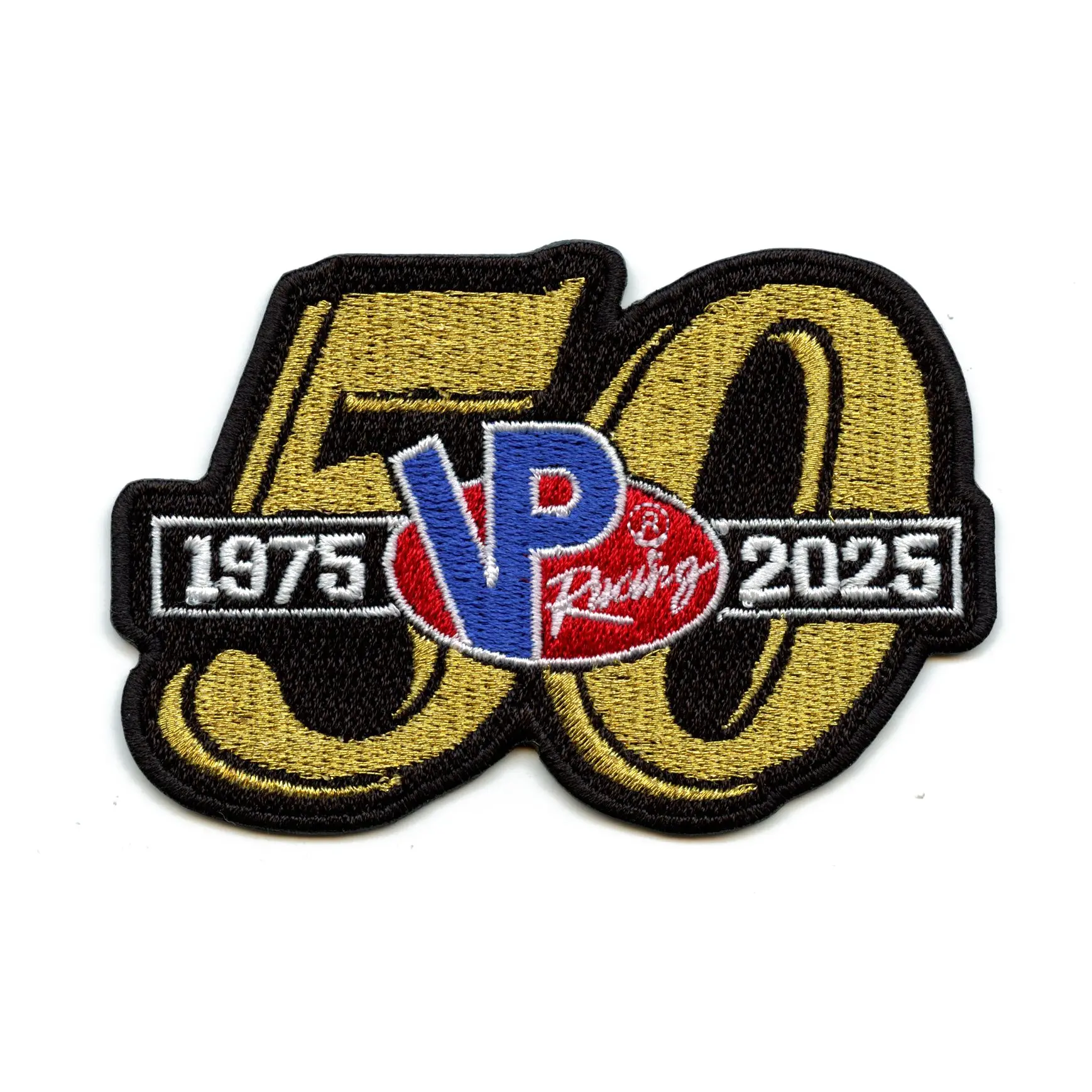 VP Racing 50th Anniversary Embroidered Iron On - Image 2