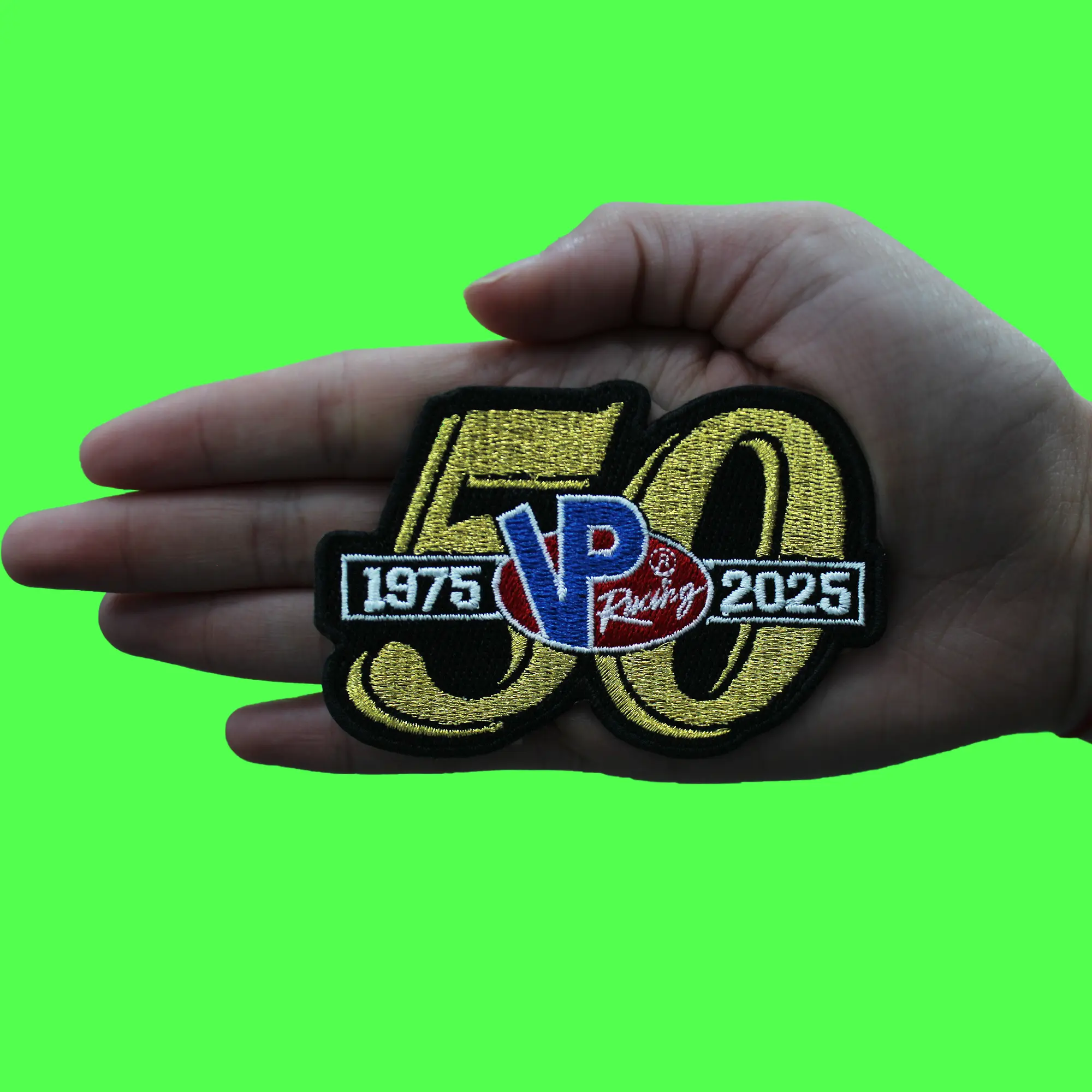 VP Racing 50th Anniversary Embroidered Iron On - Image 3