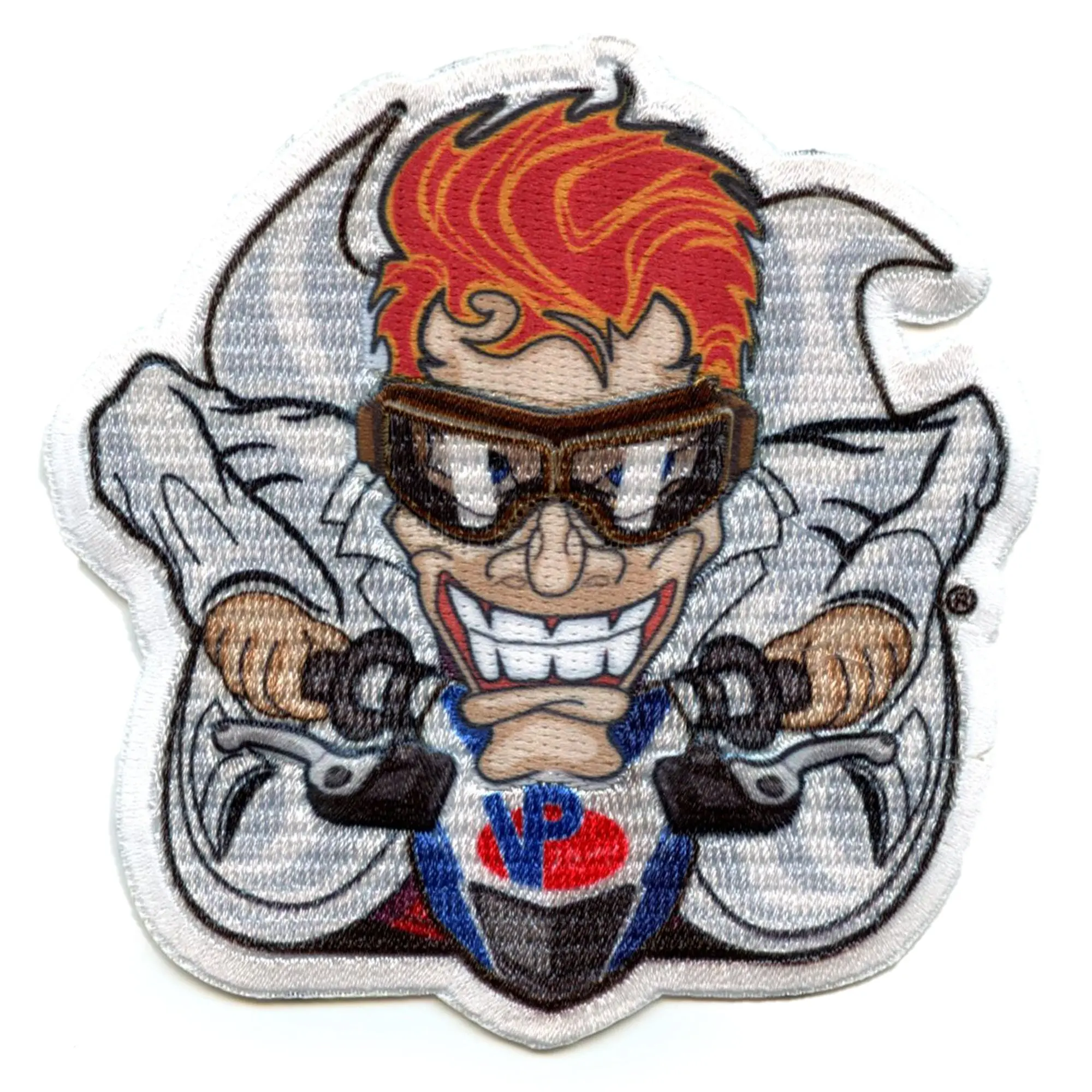 VP Racing Mad Scientist Bike Patch Sublimated Embroidery Iron On - Image 2