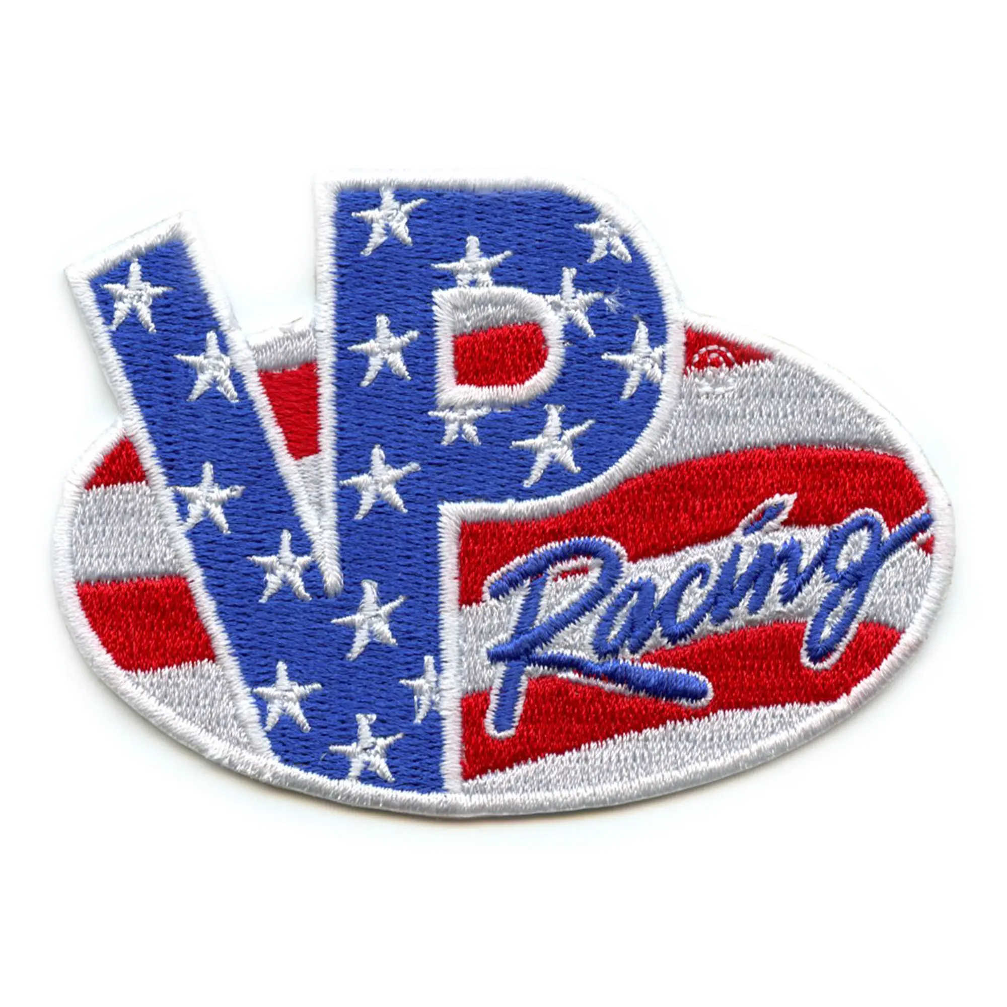 VP Racing Patriotic Patch Fuel Octane Race Embroidered Iron On - Image 2