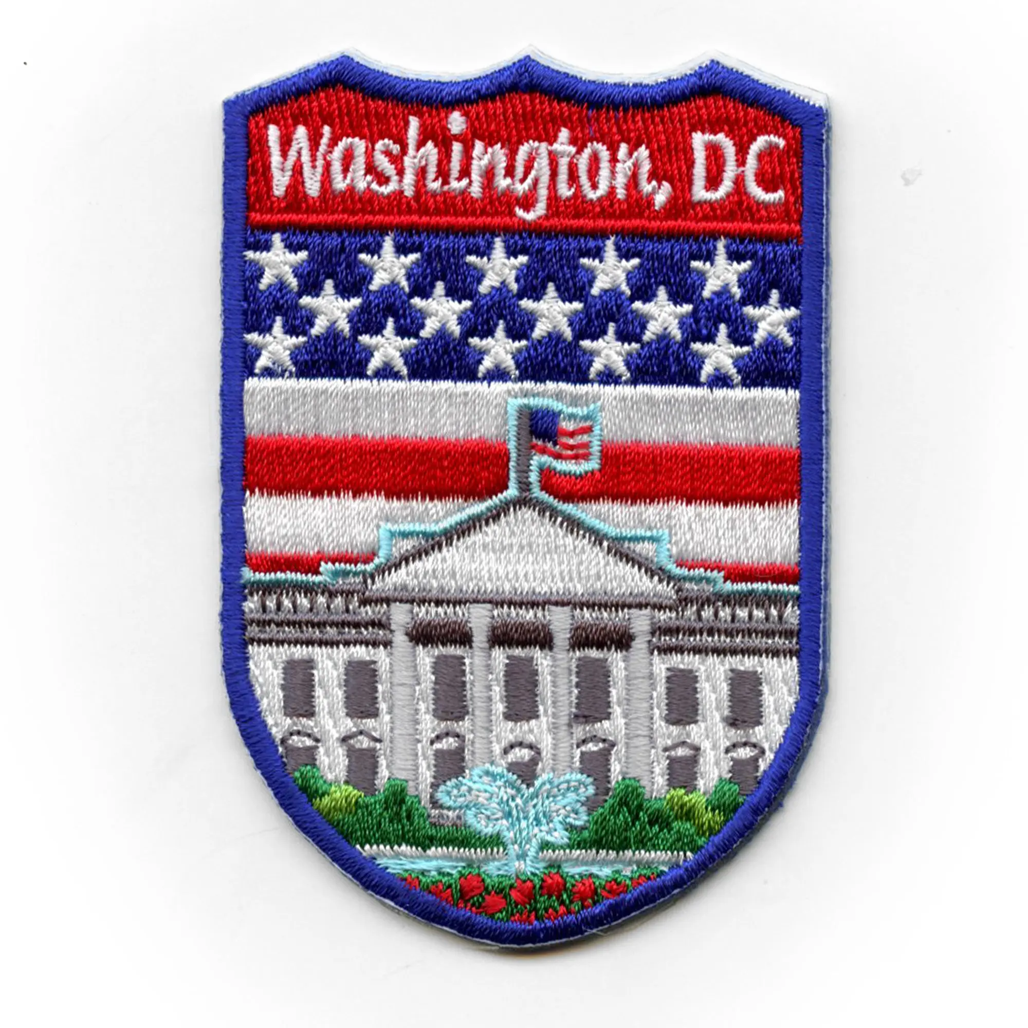 Washington D.C City Tourist Patch World Travel Badge Embroidered Iron-On