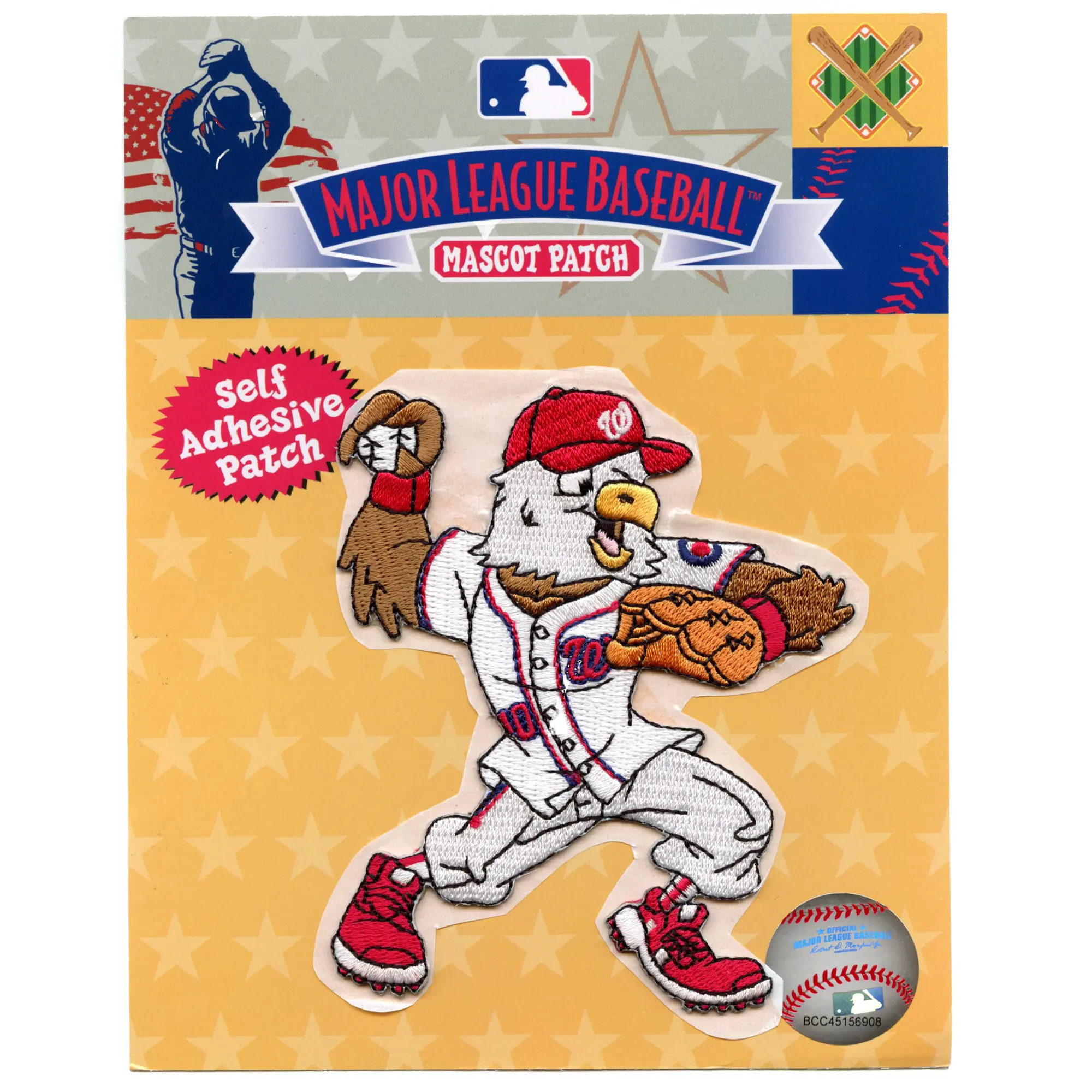 Washington National Mascot "Screech" Self Adhesive Patch - Image 2
