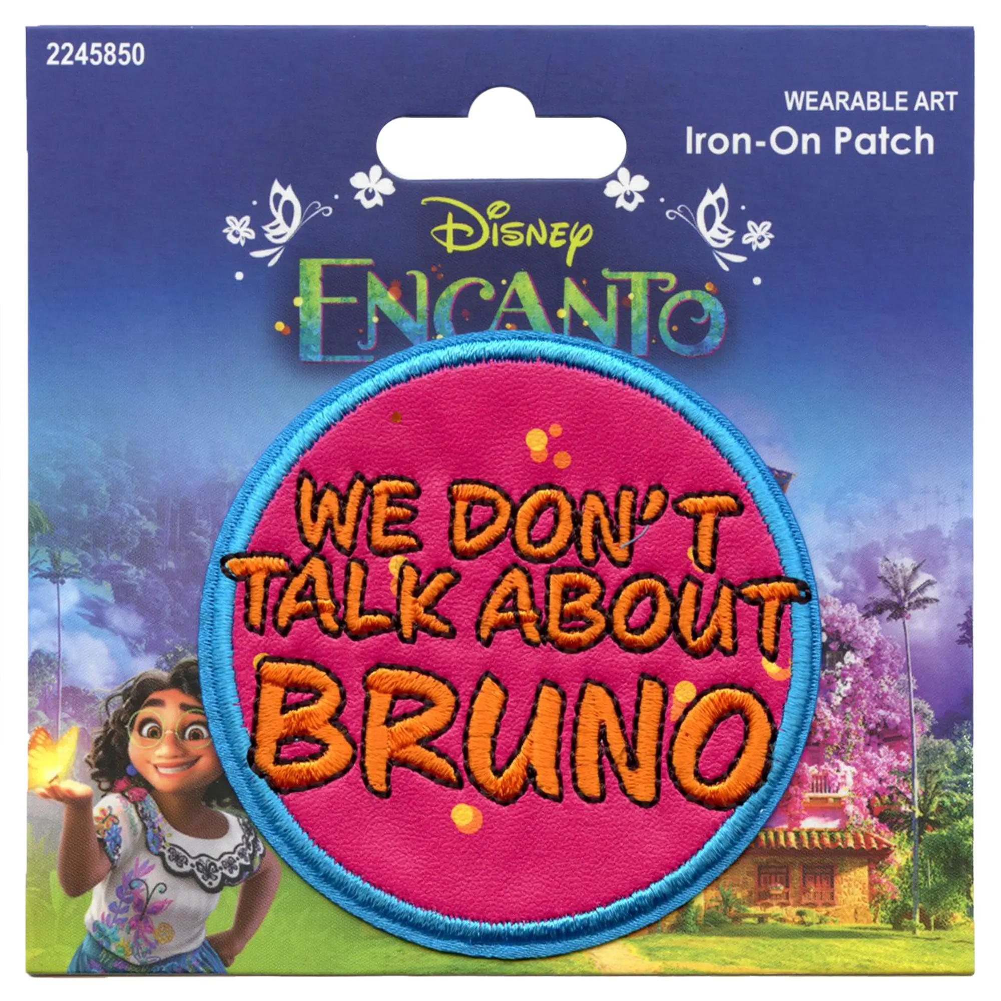 We Don't Talk About Bruno Patch Magic Colombian Family Embroidered Iron on - Image 2