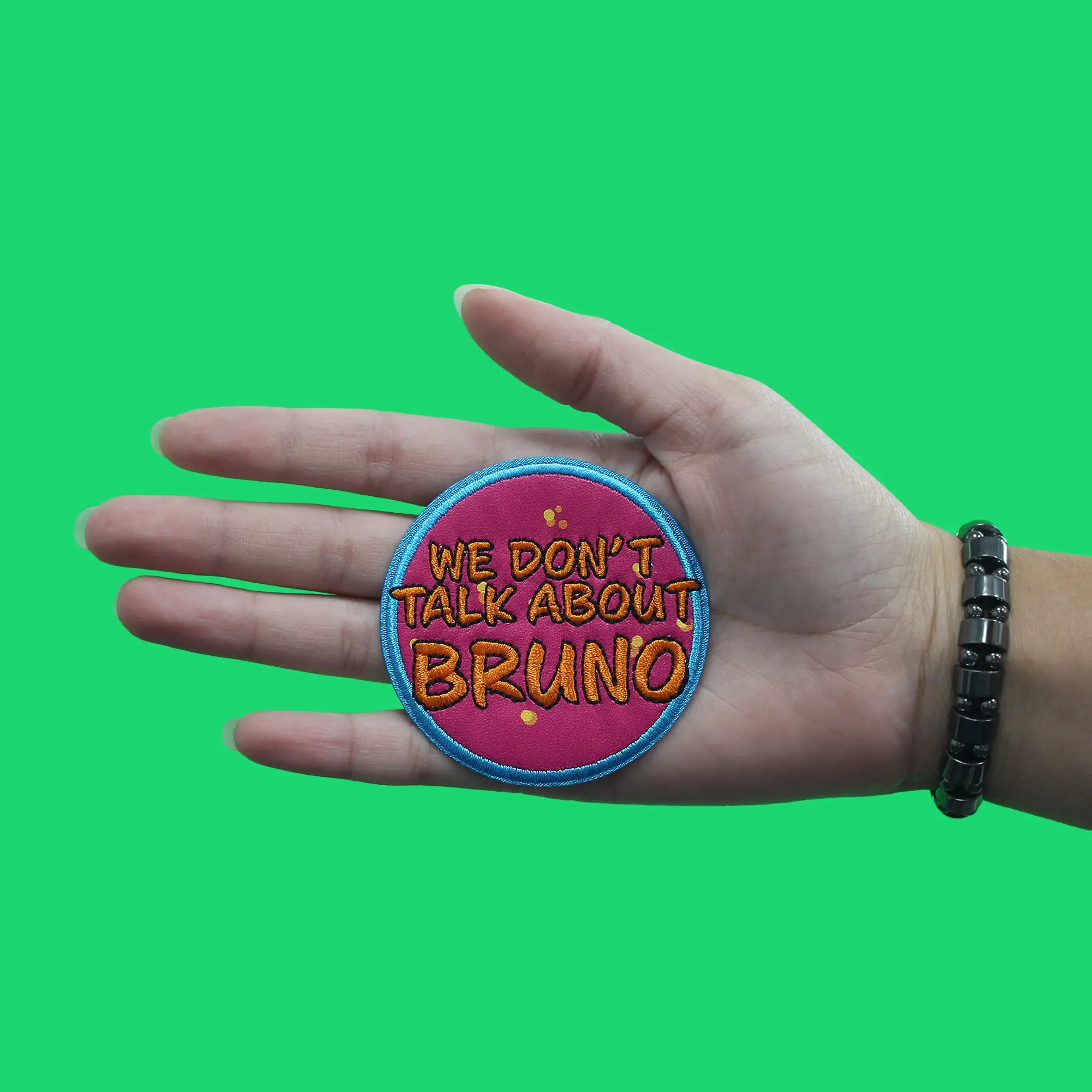 We Don't Talk About Bruno Patch Magic Colombian Family Embroidered Iron on - Image 3