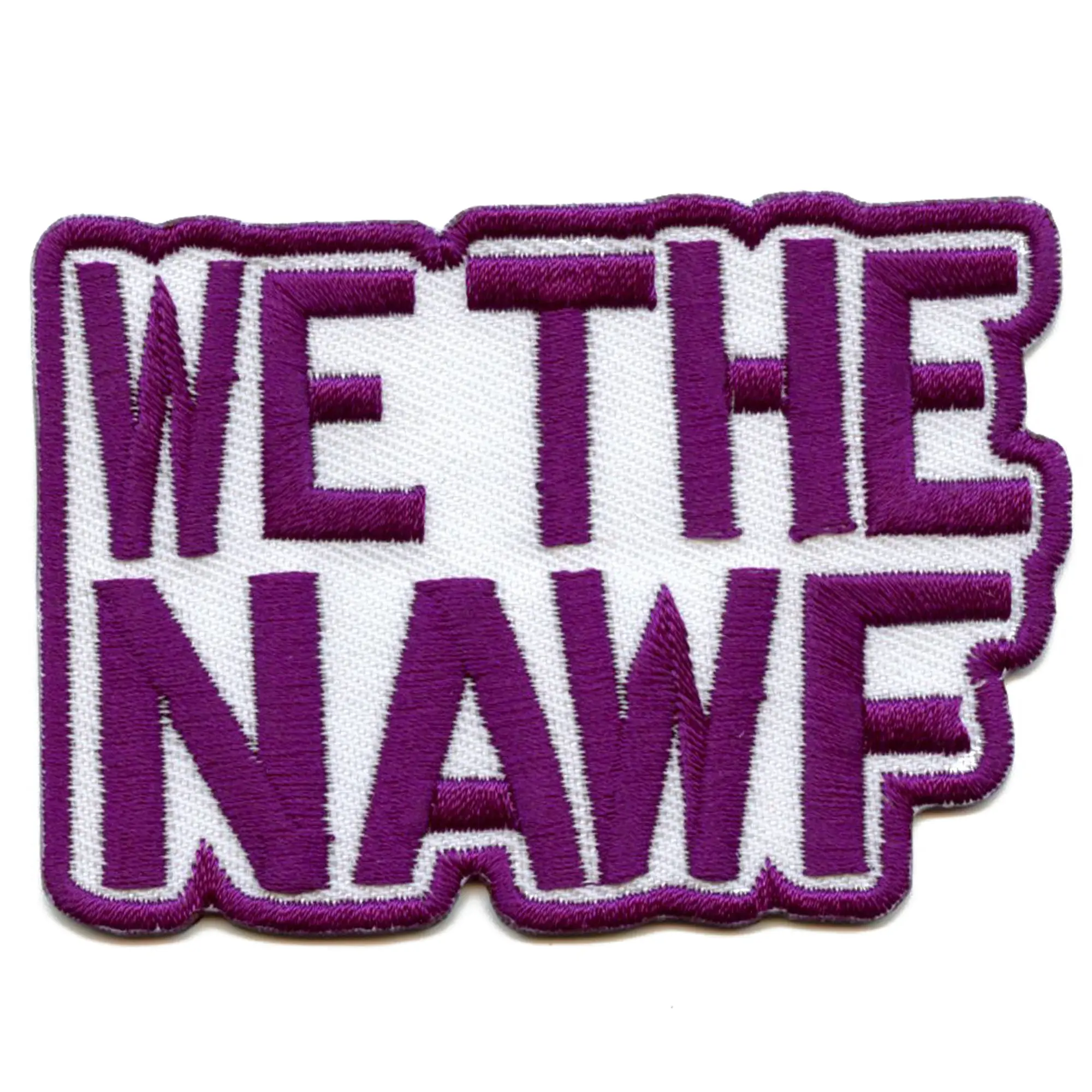 We The Nawf Patch Houston Area Parody Embroidered Iron On - Image 2