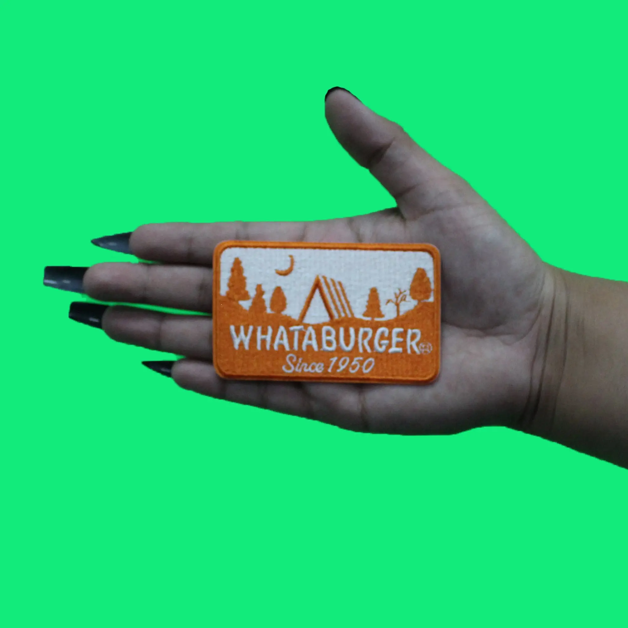 Whataburger Established Since 1950 Patch Fast Food Chain Embroidered Iron On - Image 2