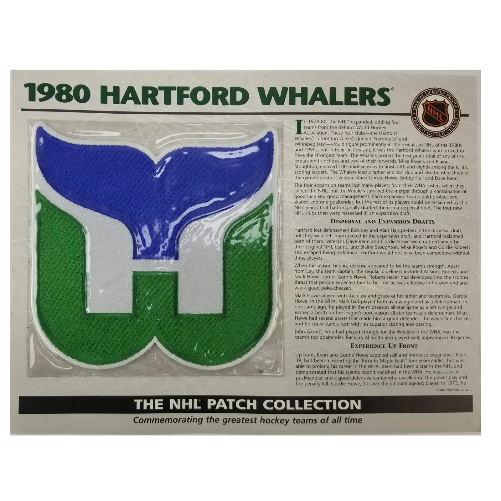 Willabee & Ward NHL Patch Collection Greatest Teams Of All Time With Stat Card