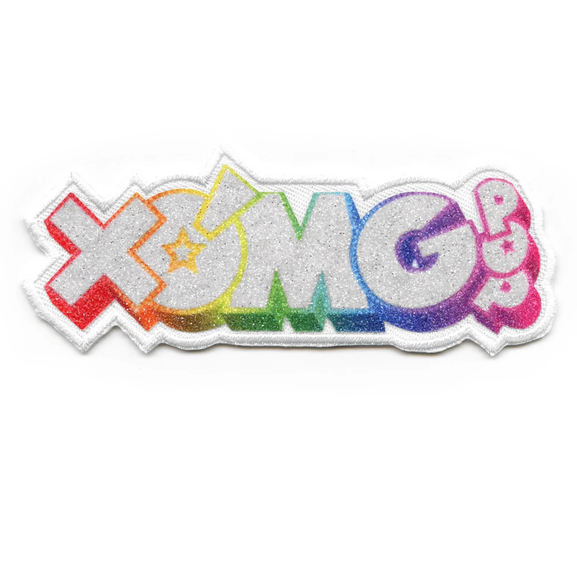 XOMG Pop Glitter Logo Patch Dance Girls Applique Iron On - Image 2