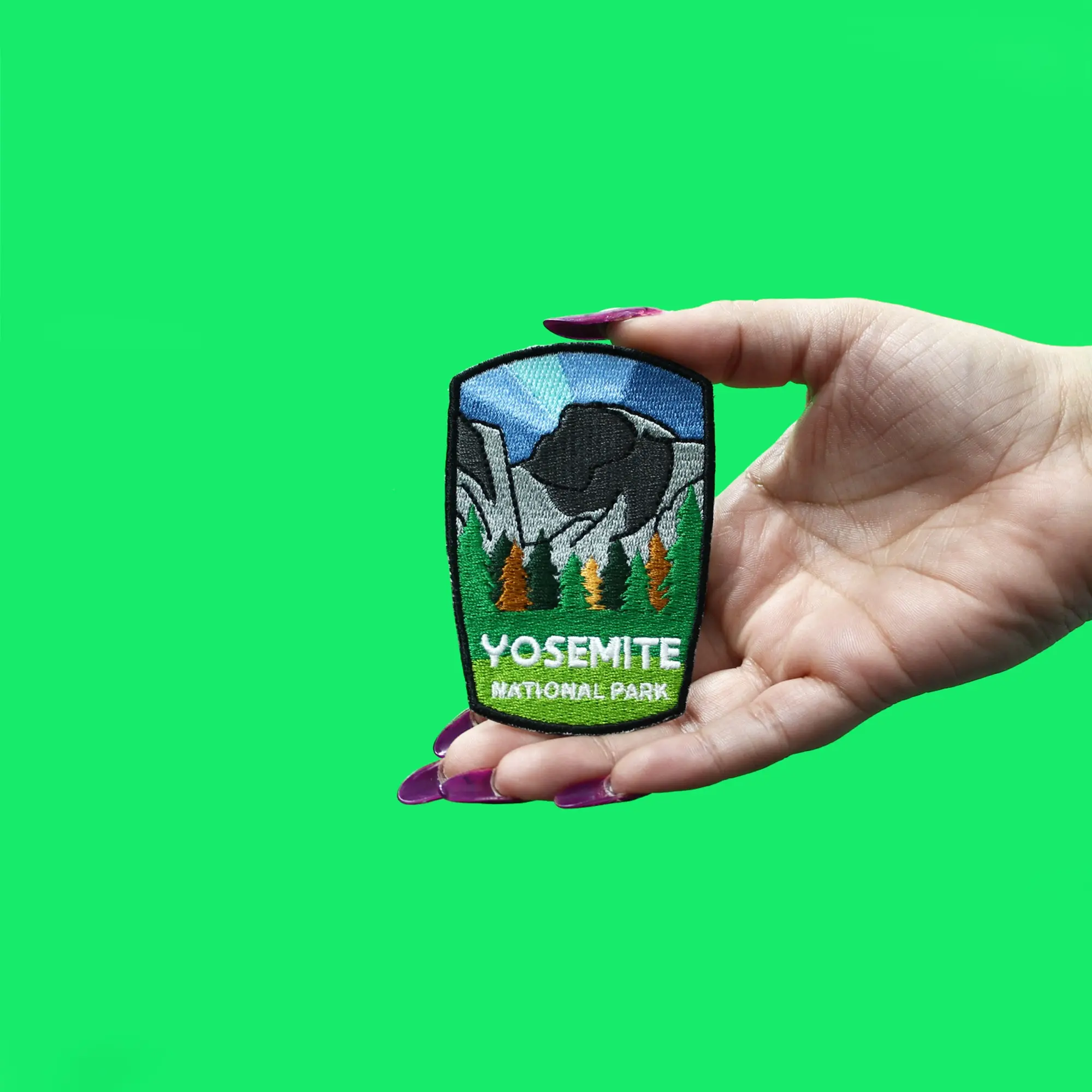Yosemite Travel Patch National Park Embroidered Iron On - Image 2