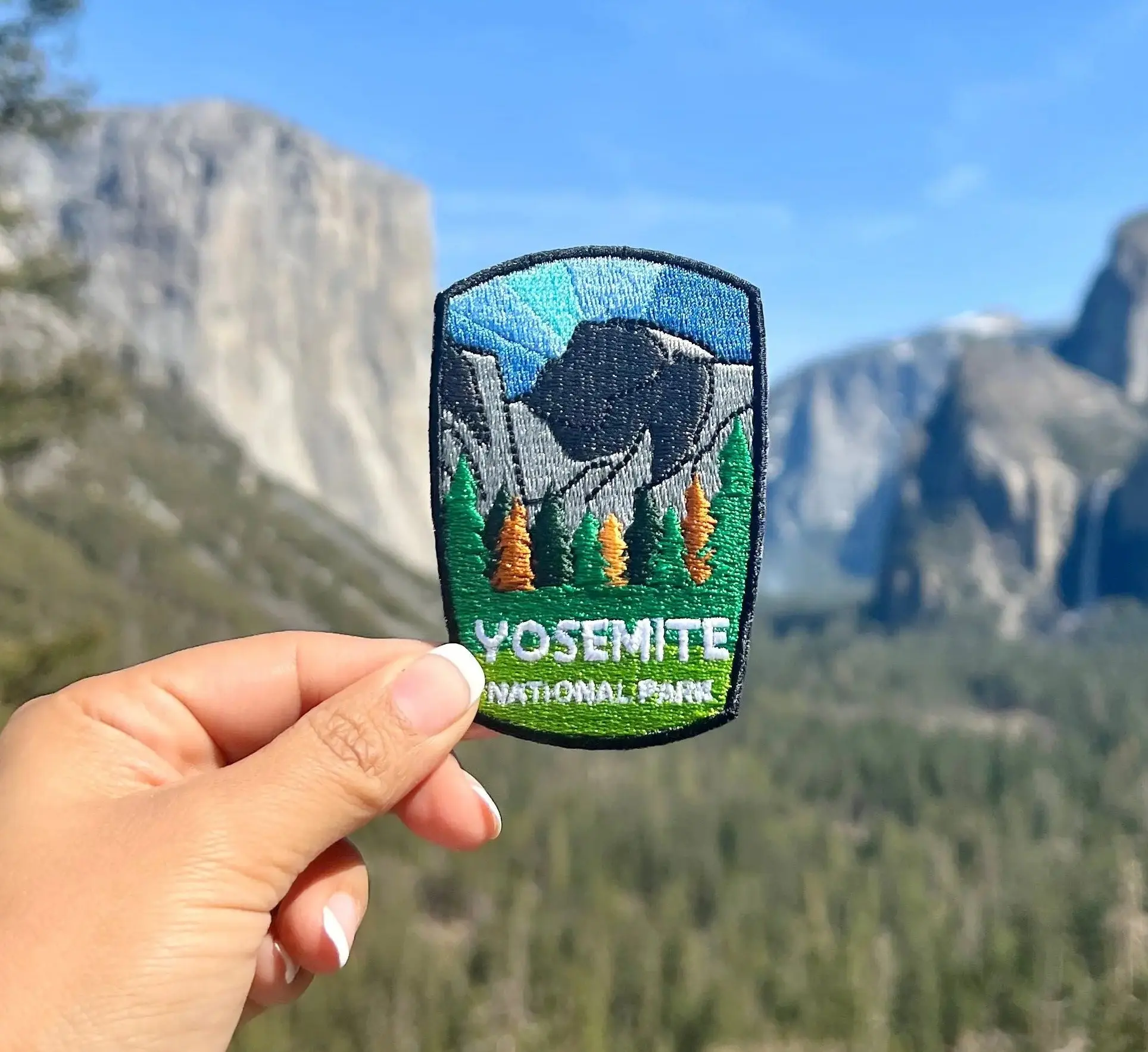 Yosemite Travel Patch National Park Embroidered Iron On - Image 3