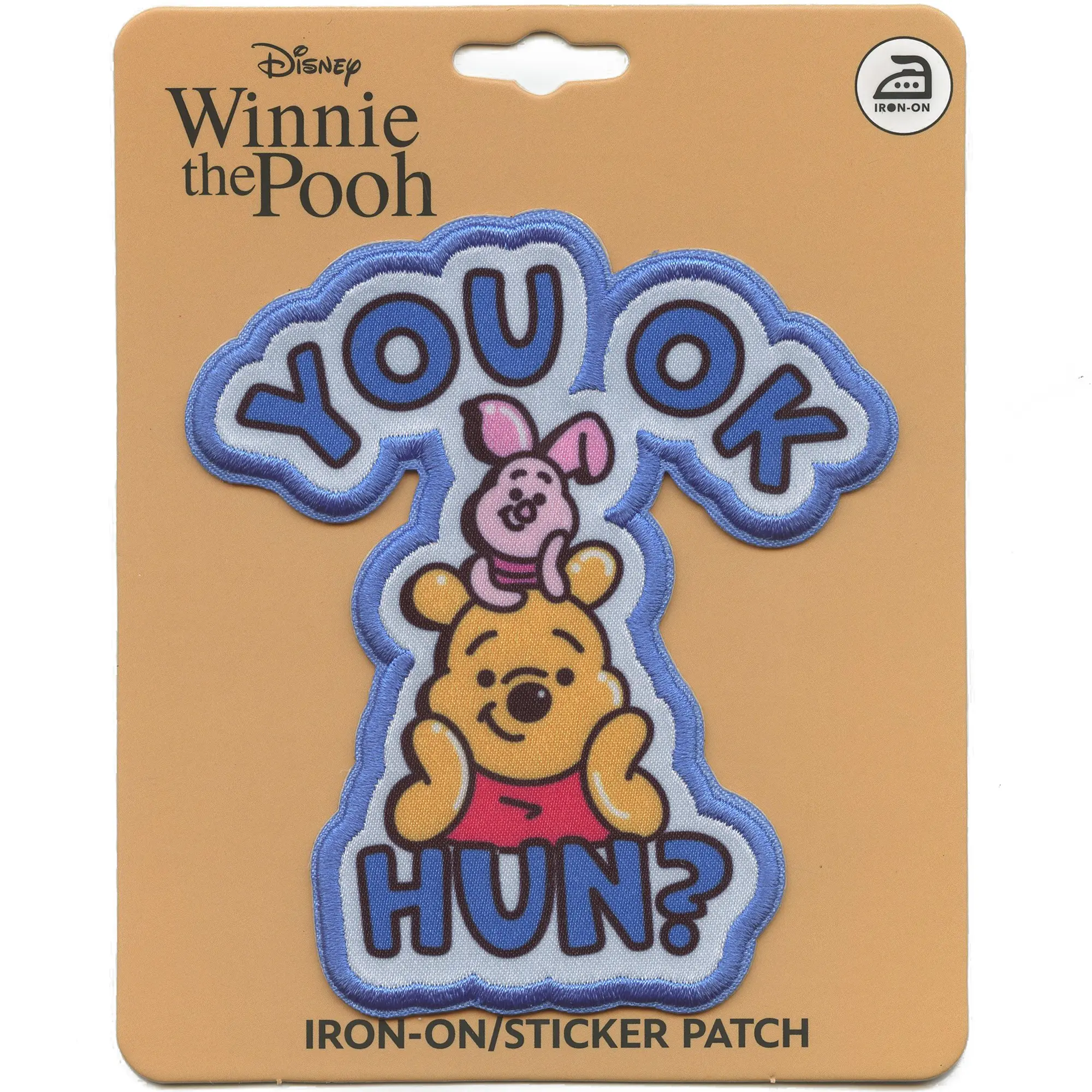 You Ok Hun? Patch Winnie The Pooh Embroidered Iron On - Image 2