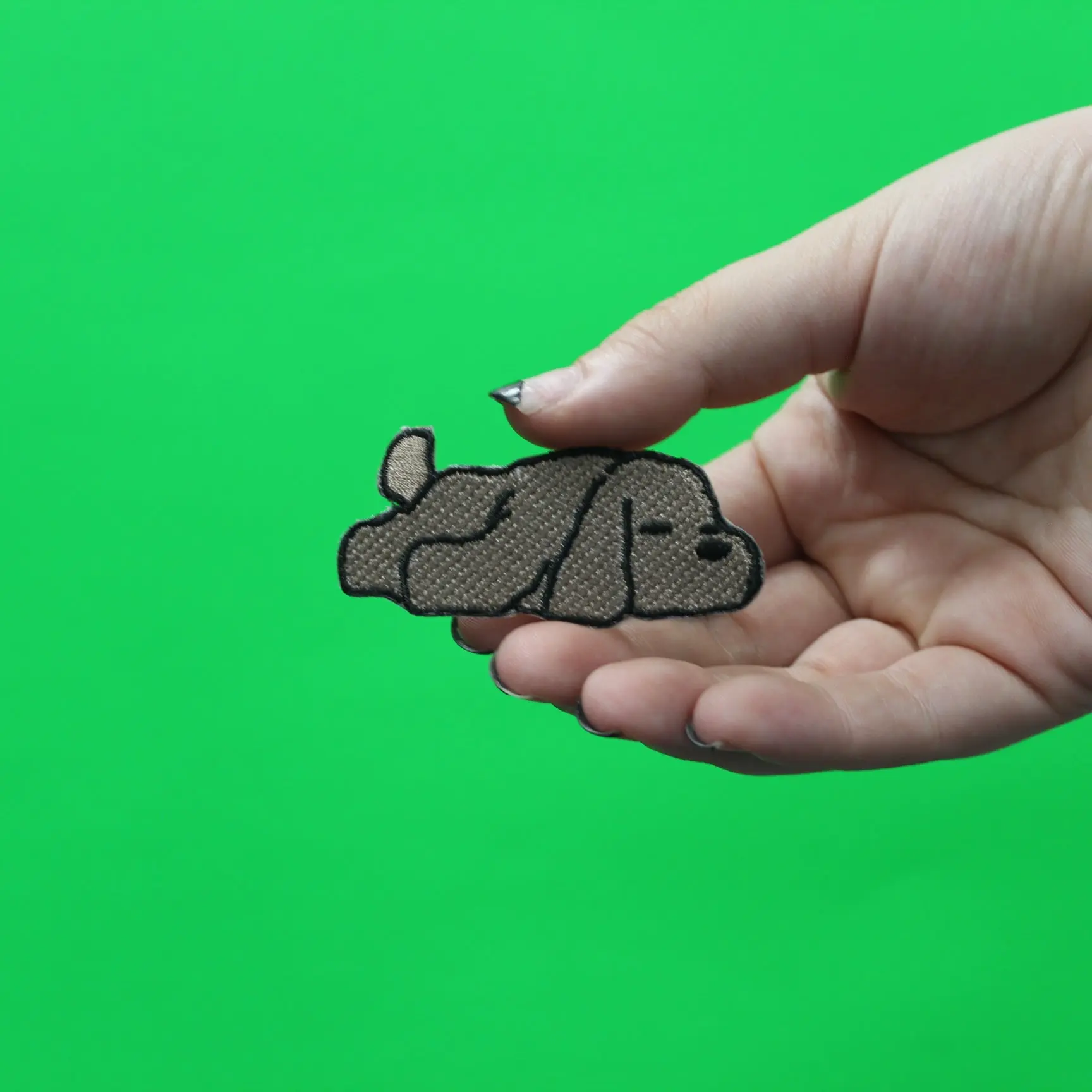 Yuri On Ice!!! Makkachin Laying Anime Embroidered Iron On Patch - Image 2