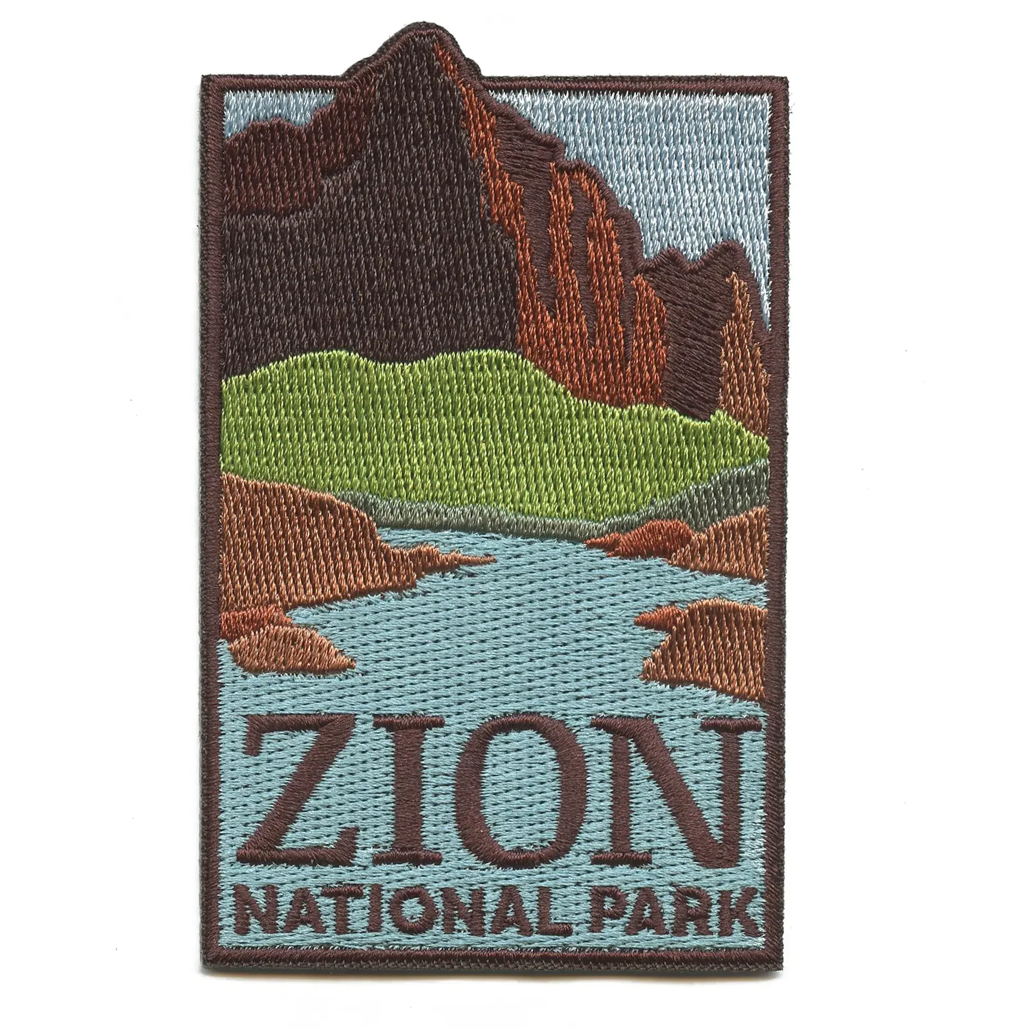 Zion National Park Travel Patch Watchman Utah Embroidered Iron On