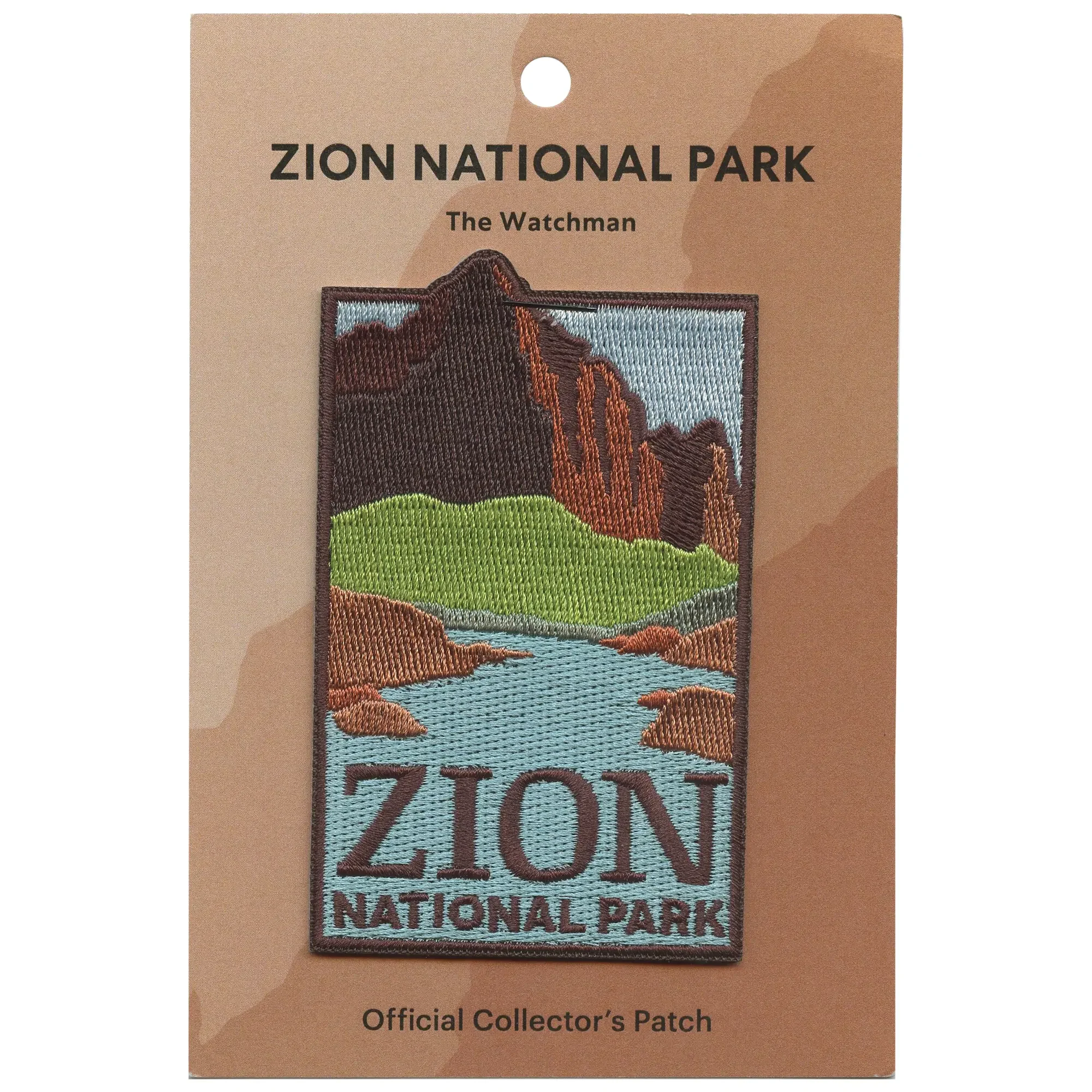 Zion National Park Travel Patch Watchman Utah Embroidered Iron On - Image 2