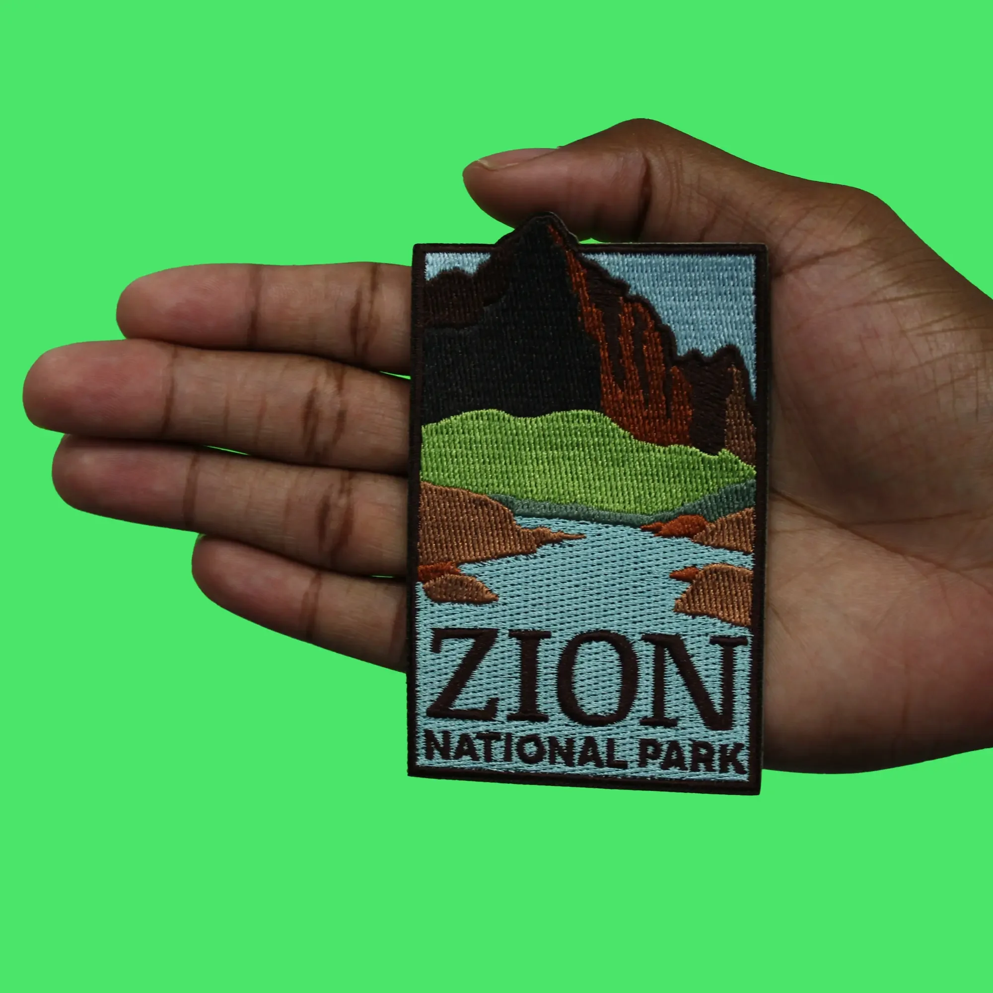 Zion National Park Travel Patch Watchman Utah Embroidered Iron On - Image 3